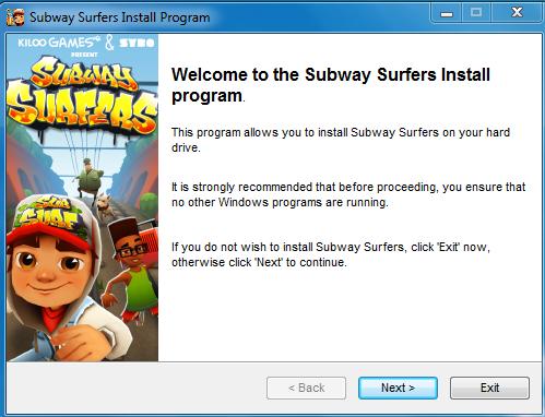 Download Subway Surfer Game For PC